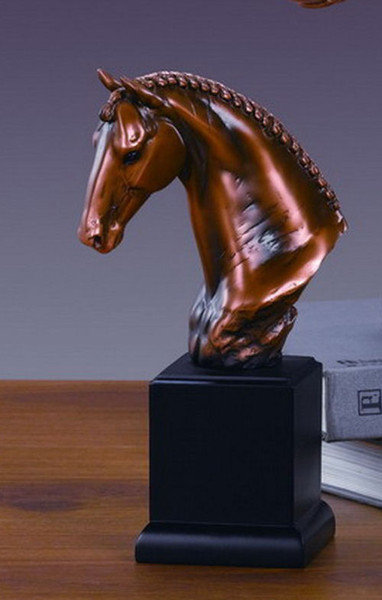 Horse Bust Regal Head Sculpture Equestrian Statue Competition
